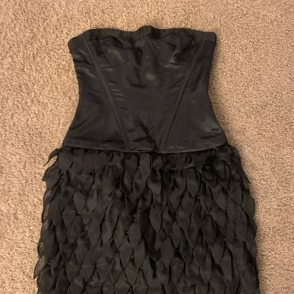 BCBG MAXAZRIA Runaway black Silk Cocktail dress